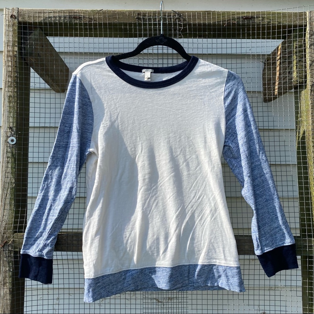 J Crew lightweight long sleeve top